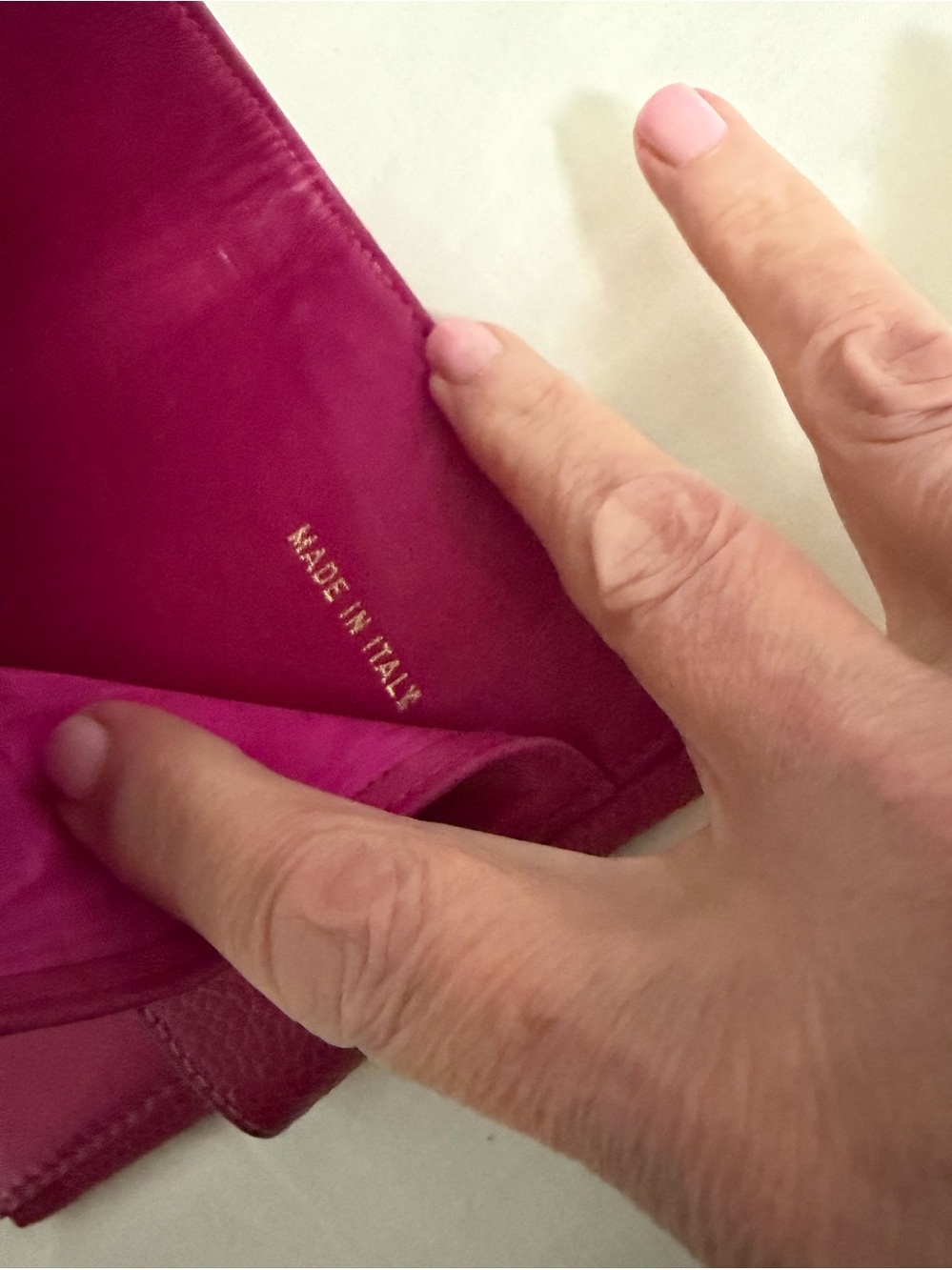 Authentic Chanel Raspberry Pink Caviar Compact Wallet + EntrupyAuthorization - Picture 10 of 12